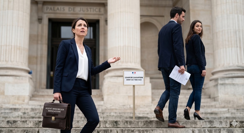 Un acheteur immobilier peut-il être condamné s&rsquo;il contourne l&rsquo;agence pour ne pas payer la commission prévue dans le mandat de vente signé par le vendeur ?