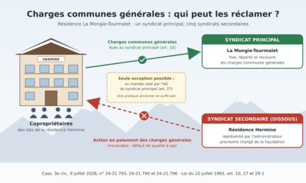 Mon immeuble a son propre syndicat secondaire : peut-il me réclamer les charges communes de toute la résidence ?